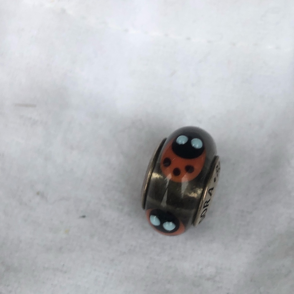 Pandora Ladybug Murano glass Charm